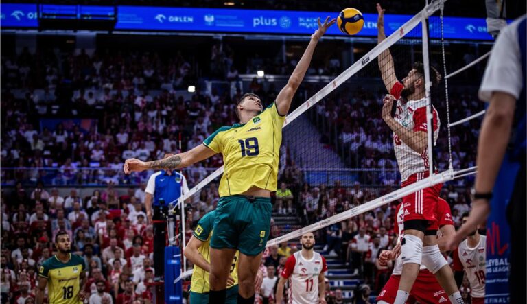 Vôlei: Brasil cai para anfitriã Polônia nas quartas e dá adeus à Liga