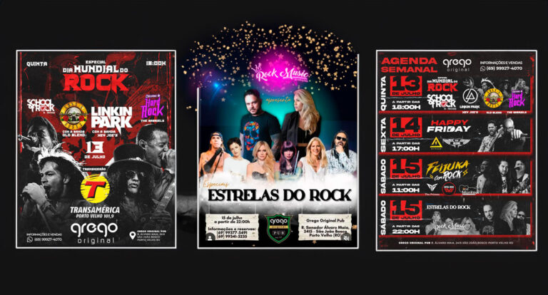 Agenda News: Confira a programação do Grego Original Pub para reverenciar a Semana Mundial do Rock, por Renata Camurça - News Rondônia