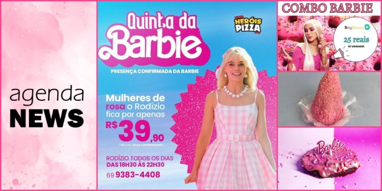 Agenda News: Conheça lugares em Porto Velho para entrar no clima de estreia do filme Barbie, por Renata Camurça - News Rondônia