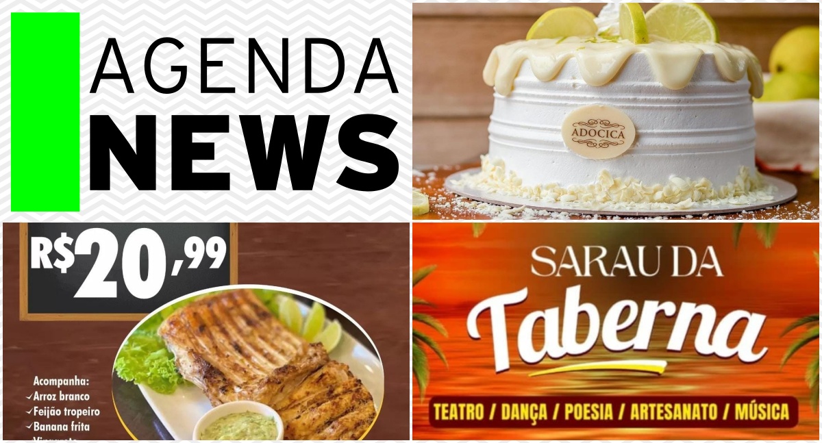 Agenda News: Explore sabores e aprecie ótimos quitutes, por Renata Camurça - News Rondônia