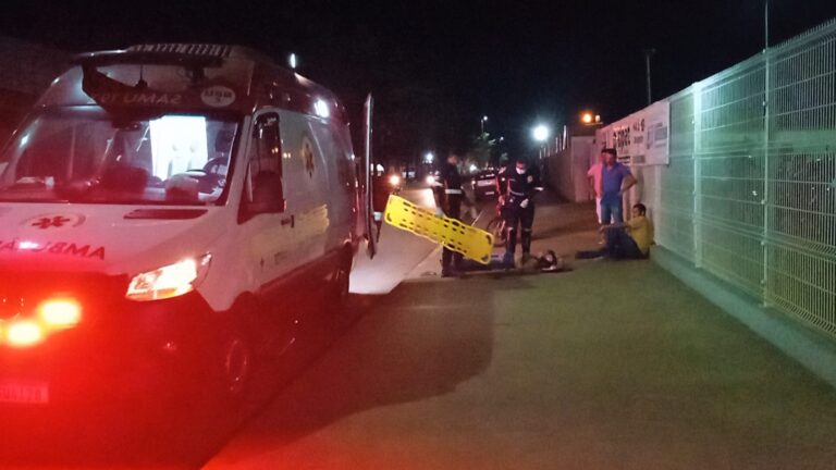 Lombada pela metade, sem sinalização e na escuridão causa queda de irmãos em moto na Mamoré - News Rondônia