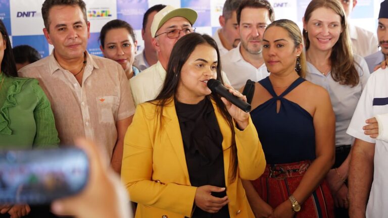 Deputada estadual Dra Taissa Sousa participa da inauguração do Porto Oficial Ip4 e sobre a construção da ponte binacional que liga Brasil e Bolívia