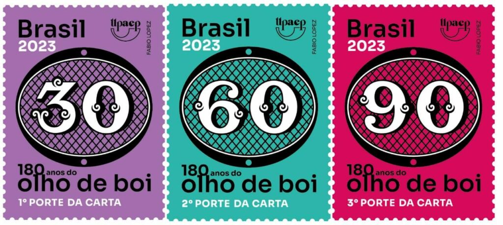 Correios celebra Dia do Selo com homenagem aos 180 anos do Olho de boi 