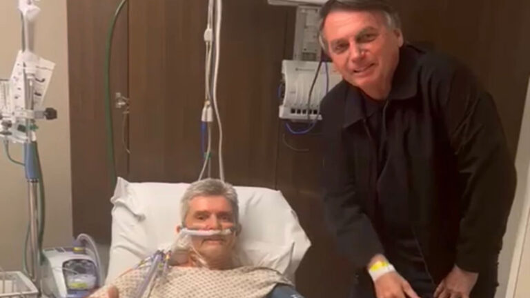 JAIME BAGATTOLI: Senador recebe visita de Jair Bolsonaro enquanto se recupera de uma cirurgia no hospital - News Rondônia