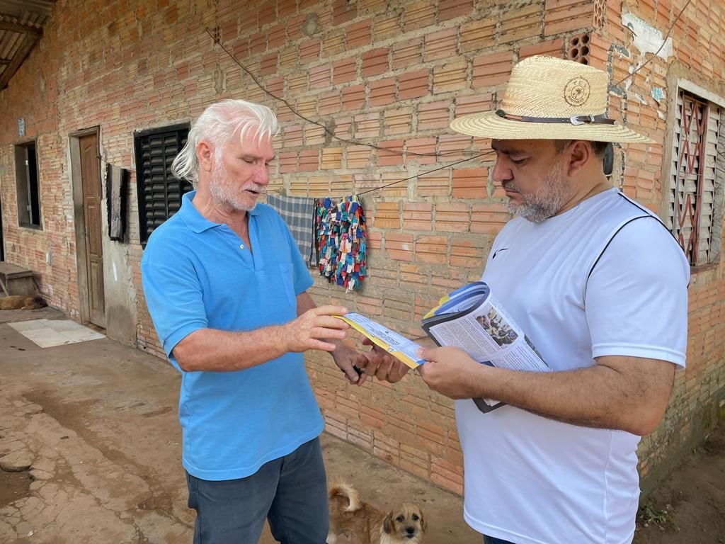 Vereador Everaldo Fogaça visita o bairro Três Marias e informa população da retomada do programa Tchau Poeira - News Rondônia