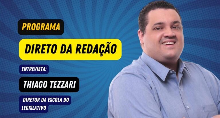 Direto da Redação entrevista: Thiago Tezzari, diretor da escola do Legislativo - News Rondônia