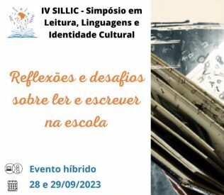 Inscrições abertas para o 4º Simpósio em Leitura, Linguagens e Identidade Cultural do Campus Ji-Paraná