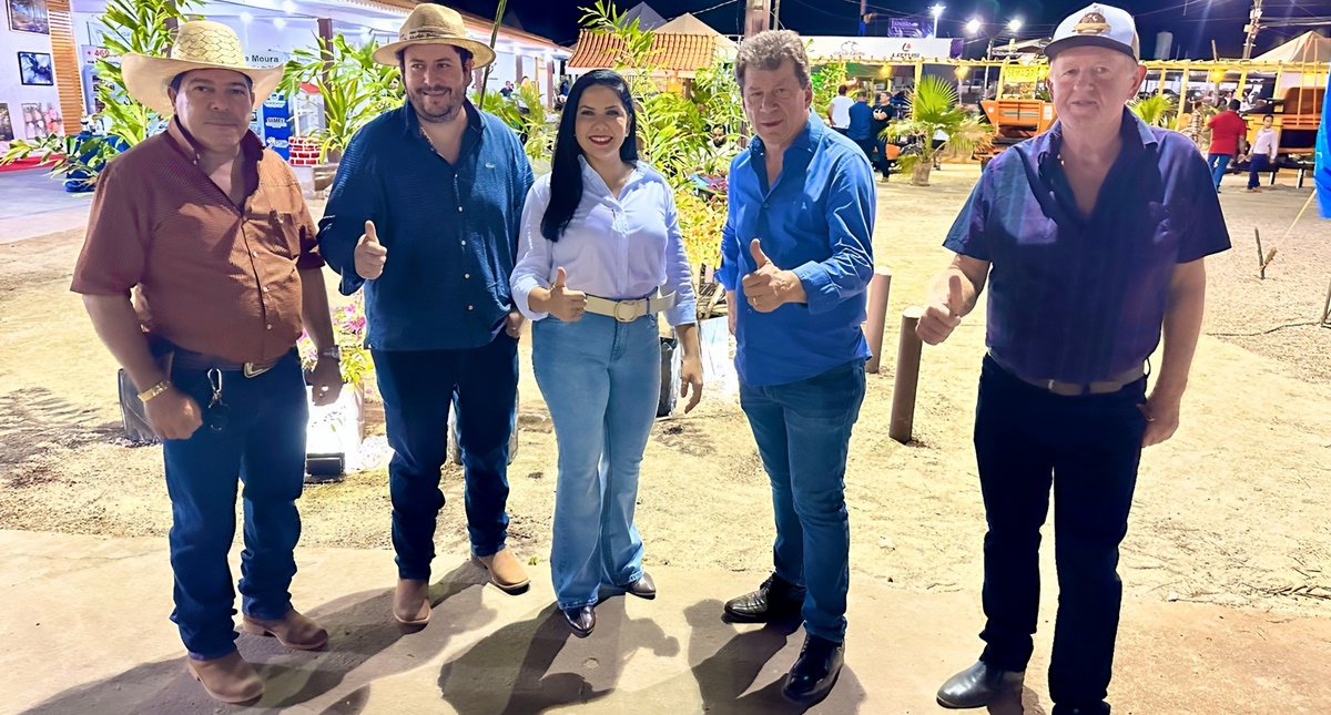 Apoiadora do agronegócio Cristiane Lopes participa da 34ª Expoagro em Rolim de Moura