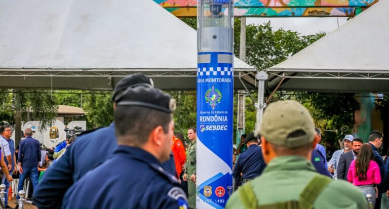 Números de roubos e furtos reduz em pontos estratégicos monitorados por Totens instalados pelo Governo de Rondônia