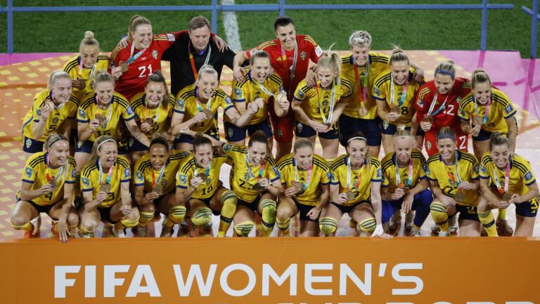 Suécia domina Austrália e garante terceiro lugar da Copa do Mundo