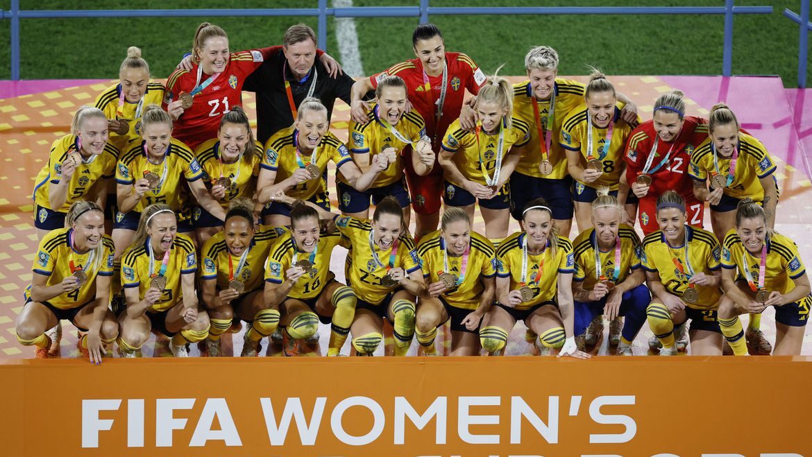 Suécia domina Austrália e garante terceiro lugar da Copa do Mundo