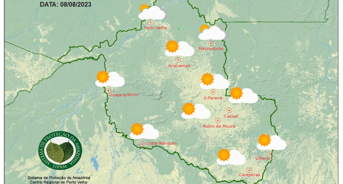 BOLETIM DO TEMPO: Previsão do Tempo RO para os dias 08, 09 e 10 de Agosto - News Rondônia BOLETIM DO TEMPO: Previsão do Tempo RO para os dias 08, 09 e 10 de Agosto.