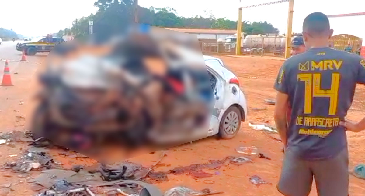 Colisão entre veículos mata cinco no trecho da Br-364, em Rio Branco - News Rondônia