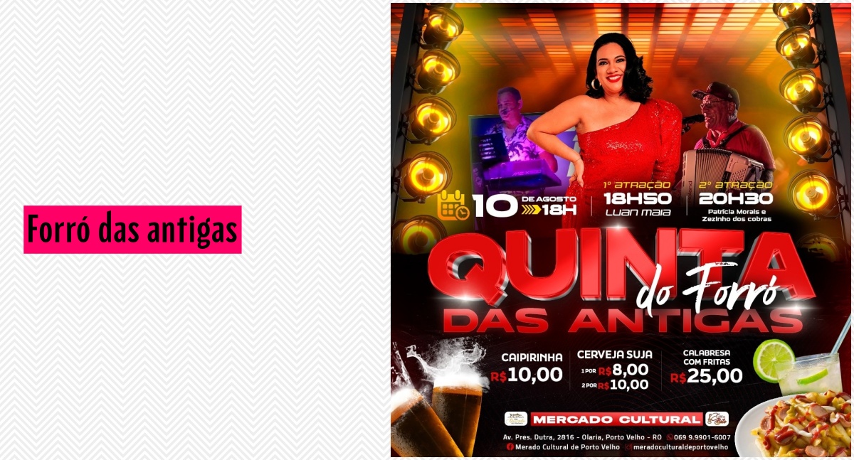 DIA DOS PAIS - Vai ter festa no café, no almoço e a noite no Mercado Cultural de Pvh - News Rondônia