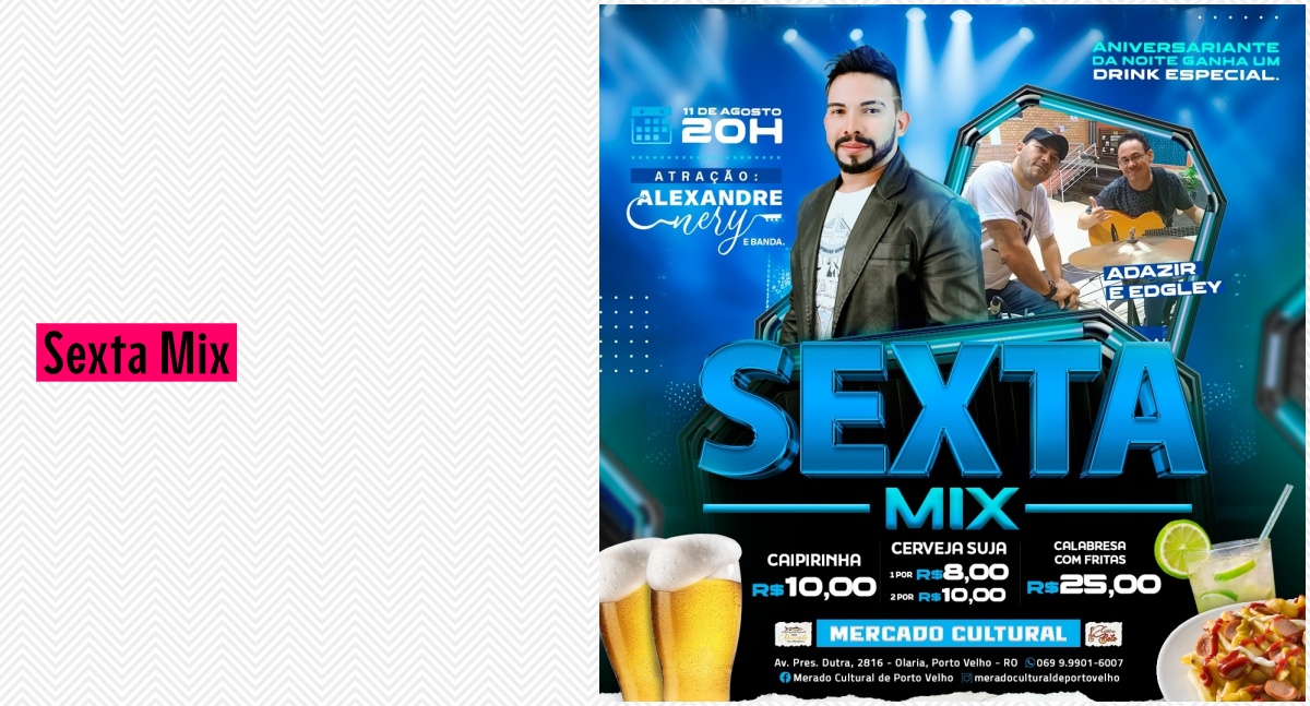 DIA DOS PAIS - Vai ter festa no café, no almoço e a noite no Mercado Cultural de Pvh - News Rondônia