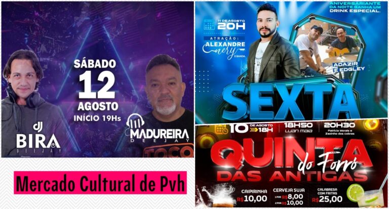 DIA DOS PAIS - Vai ter festa no café, no almoço e a noite no Mercado Cultural de Pvh - News Rondônia