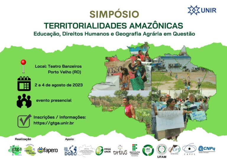 UNIR realiza Simpósio Territorialidades Amazônicas de 2 a 4 de agosto
