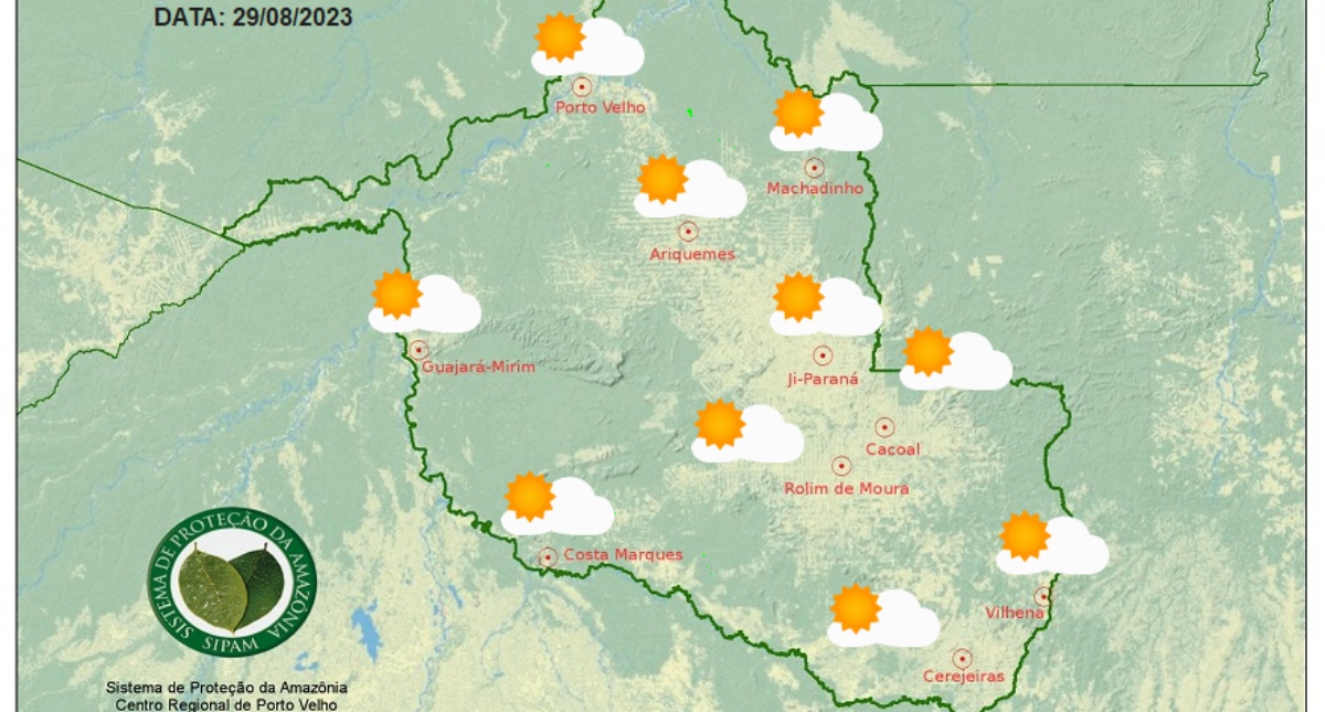 BOLETIM DO TEMPO: Previsão do Tempo RO para os dias 29, 30 e 31 de Agosto - News Rondônia BOLETIM DO TEMPO: Previsão do Tempo RO para os dias 29, 30 e 31 de Agosto - News Rondônia