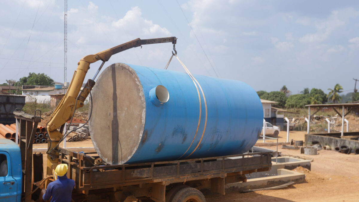 Obras da implantação do Sistema de Abastecimento de água avançam no distrito de União Bandeirantes - News Rondônia