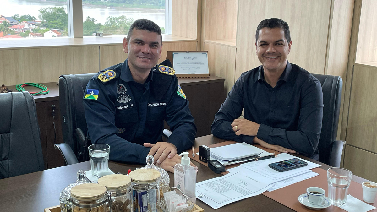 Deputado Cássio Gois recebe Comandante-Geral da Polícia Militar de Rondônia e reforça pedido de reforma em Base Comunitária de Cacoal - News Rondônia