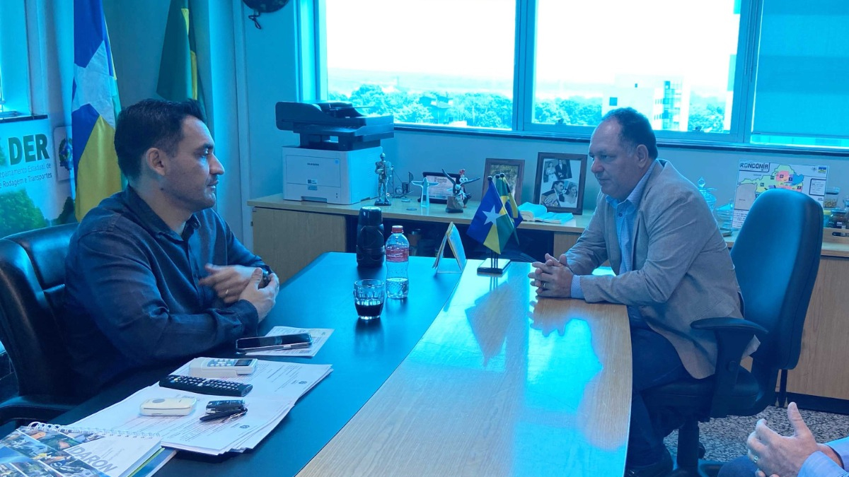 Pedro Fernandes busca melhorias para o Vale do Jamari em reunião com DER - News Rondônia