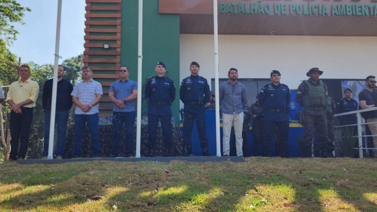 Governo do Estado inaugura novas instalações do Quartel do Pelotão de Polícia Ambiental em Vilhena - News Rondônia