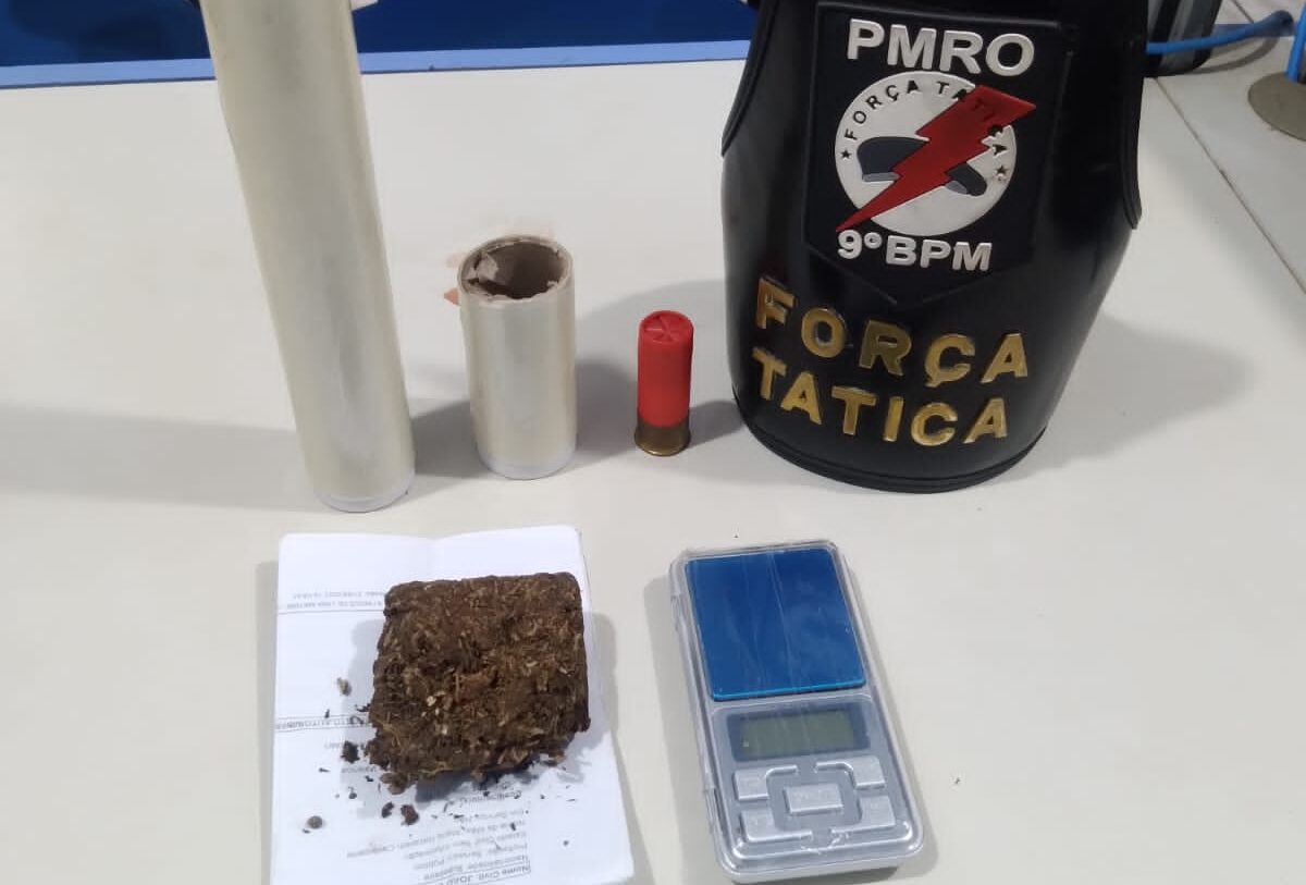 Força Tática do 9° prende traficante com maconha em boca de fumo na zona sul
