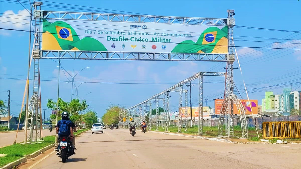 Desfile de 7 de Setembro inicia às 8 horas na avenida Imigrantes em Porto Velho - News Rondônia