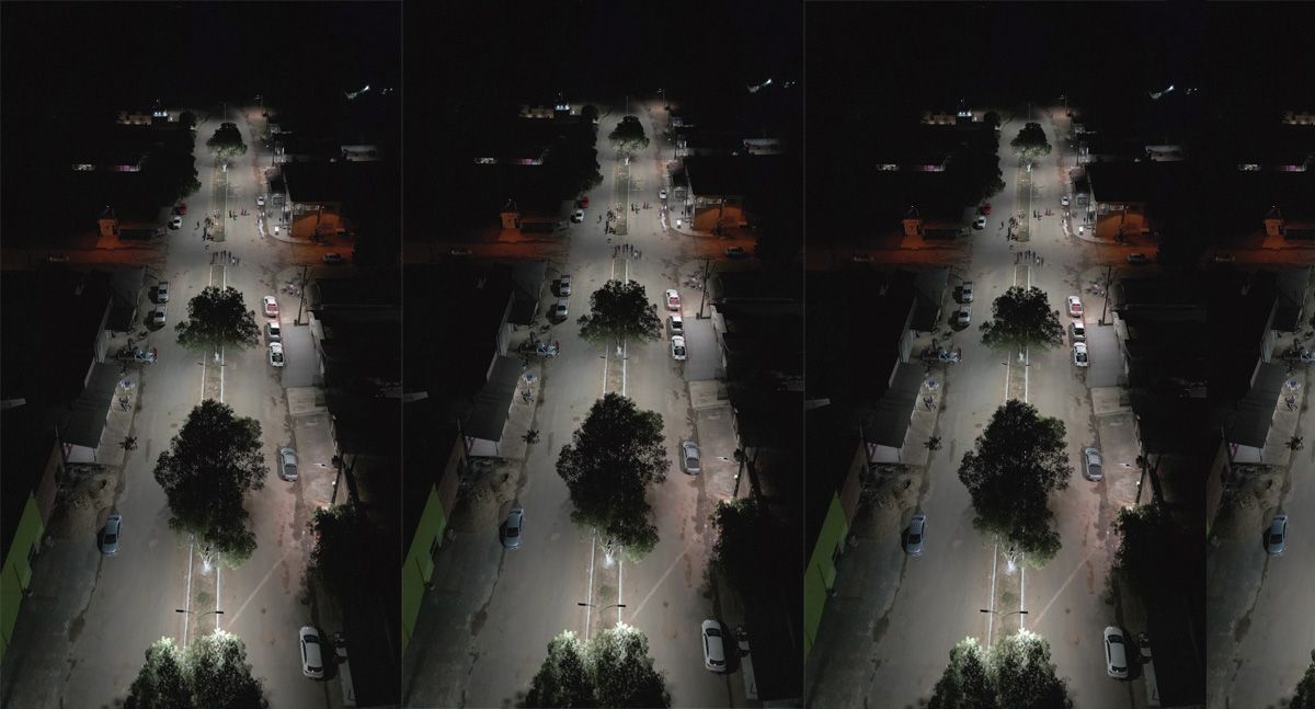 Deputada Sílvia Cristina participa da inauguração da iluminação de LED no distrito de Estrela de Rondônia