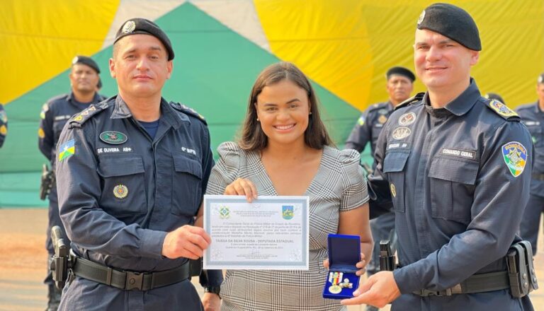 Deputada Estadual Dra. Taissa Sousa é convidada para comemoração do 30º aniversário do 6º BPM Batalhão Mamoré em Guajará-Mirim