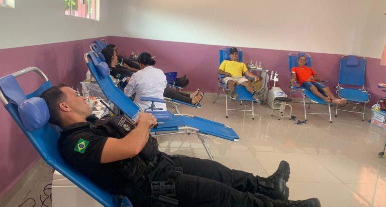 Fhemeron coleta mais de 60 bolsas de sangue em Nova Mamoré por indicação da deputada Dra Taíssa