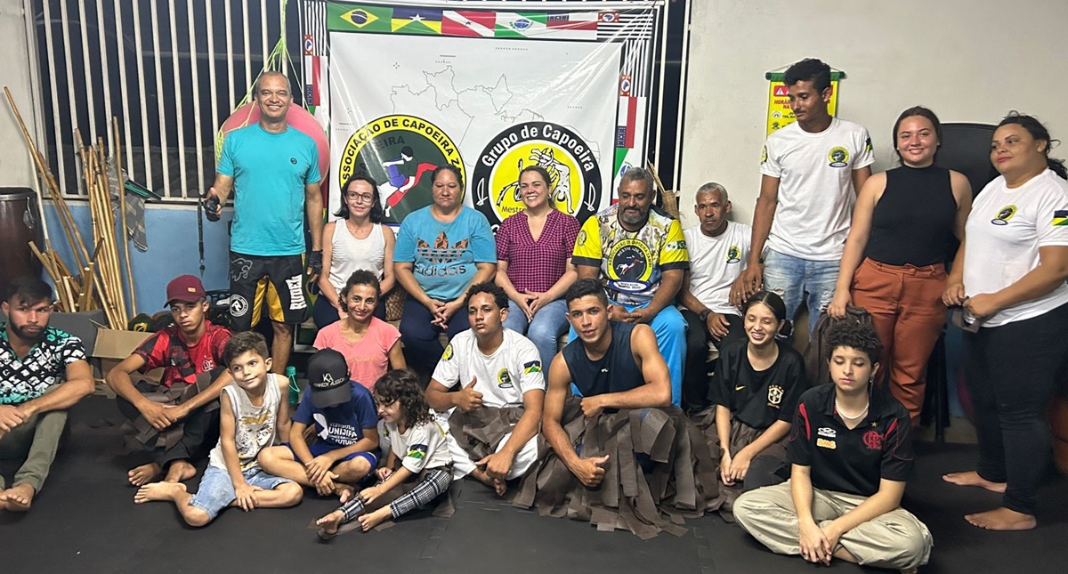 Resistência e Cultura: Deputada Cláudia de Jesus visita projetos de capoeira em Ji-Paraná