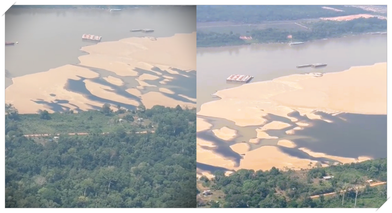Estiagem: fenômeno atinge severamente o rio madeira - News Rondônia