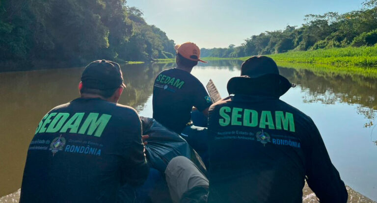 Sedam realiza terceira etapa do Plano de Manejo e Controle do Pirarucu na Resex Rio Cautário - News Rondônia