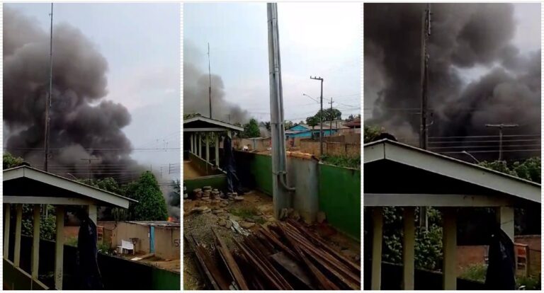 VÍDEO: incêndio destrói casa em Buritis - News Rondônia