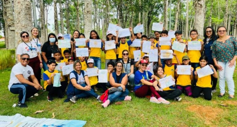 Projeto “Mãos que protegem” promove educação ambiental entre crianças das redes municipal e estadual