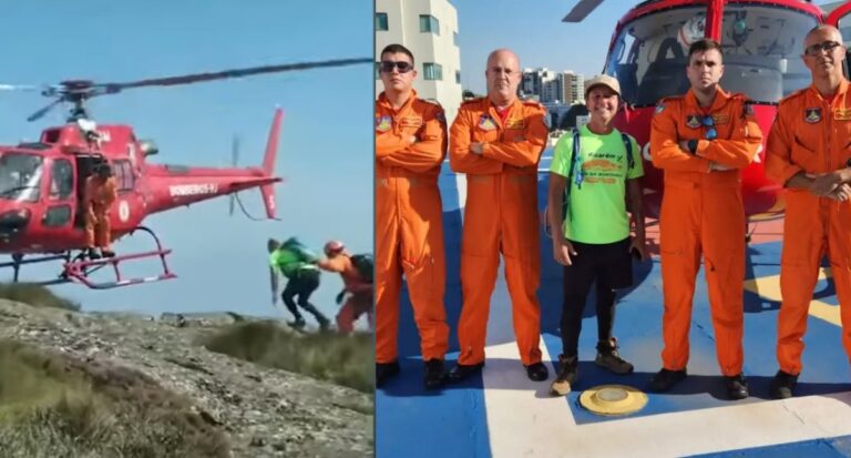Homem que esperava por rim há 9 anos é resgatado de helicóptero em trilha para fazer transplante