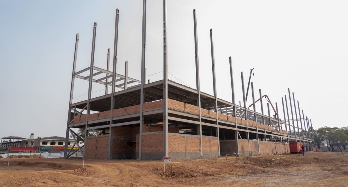 Construção da nova rodoviária vai completar 100 dias com o cronograma adiantado - News Rondônia Construção da nova rodoviária vai completar 100 dias com o cronograma adiantado