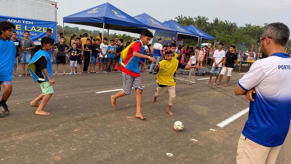 Brincadeiras e atividades esportivas do Projeto Rua de Lazer serão ofertadas durante festa das crianças no bairro Eletronorte - News Rondônia
