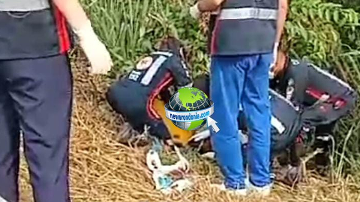 DESGOVERNADO: Motociclista fica em estado grave após queda na Estrada do Santo Antônio - News Rondônia