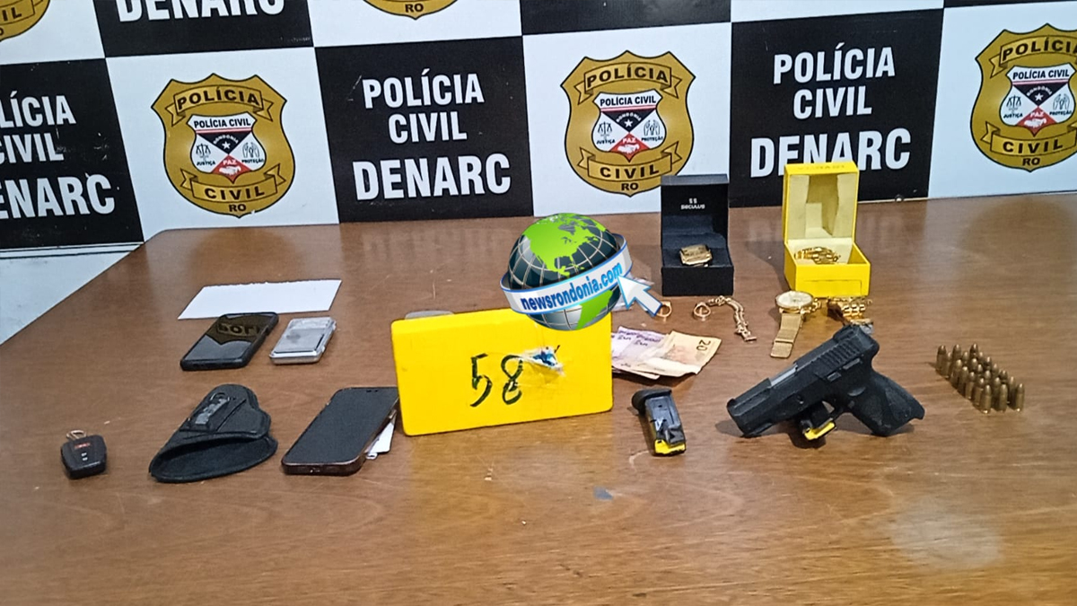INVESTIGAÇÃO: Ex-presidiário que luxava com carrão e relógios caros é preso com 1kg de cocaína e pistola - News Rondônia
