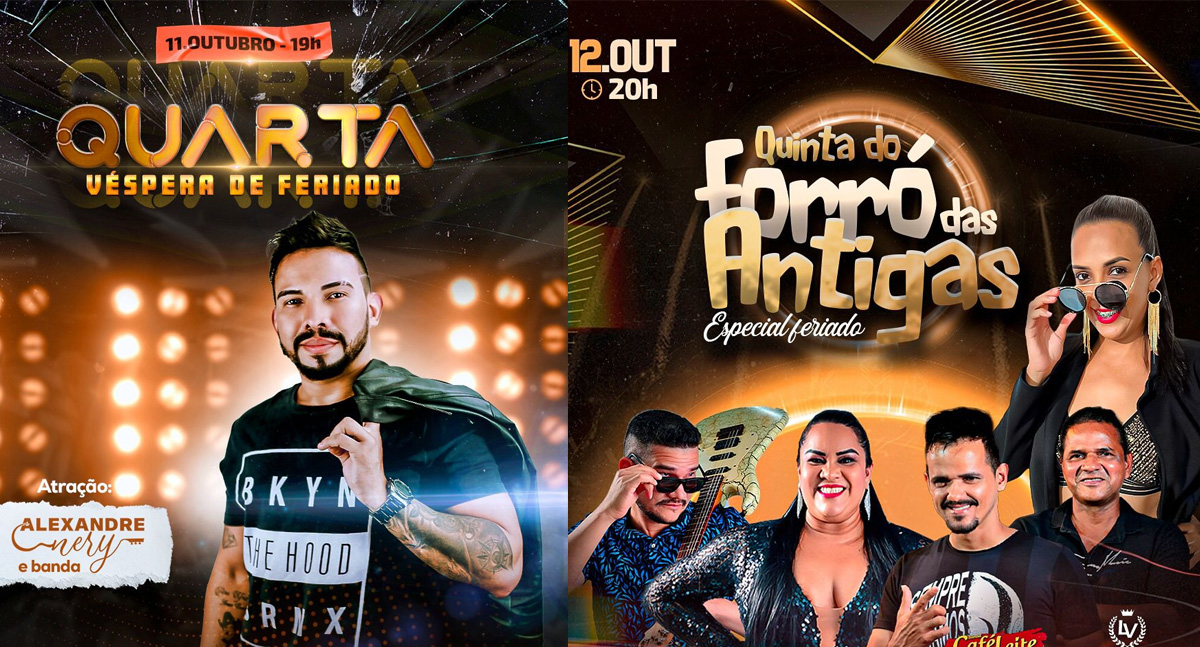 EVENTOS - Hoje tem show de Alexandre Nery e quinta transmissão do jogo da seleção Brasileira e shows duplo no Mercado Cultural