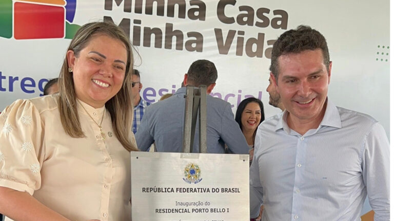 Ministro das Cidades garante para Cláudia de Jesus entrega de moradias em Ji-Paraná