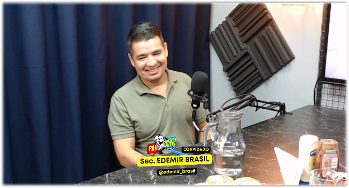 Secretário da SEMUR, Edemir Brasil, fala sobre ações e projetos da Secretaria no Podcast, PahPow