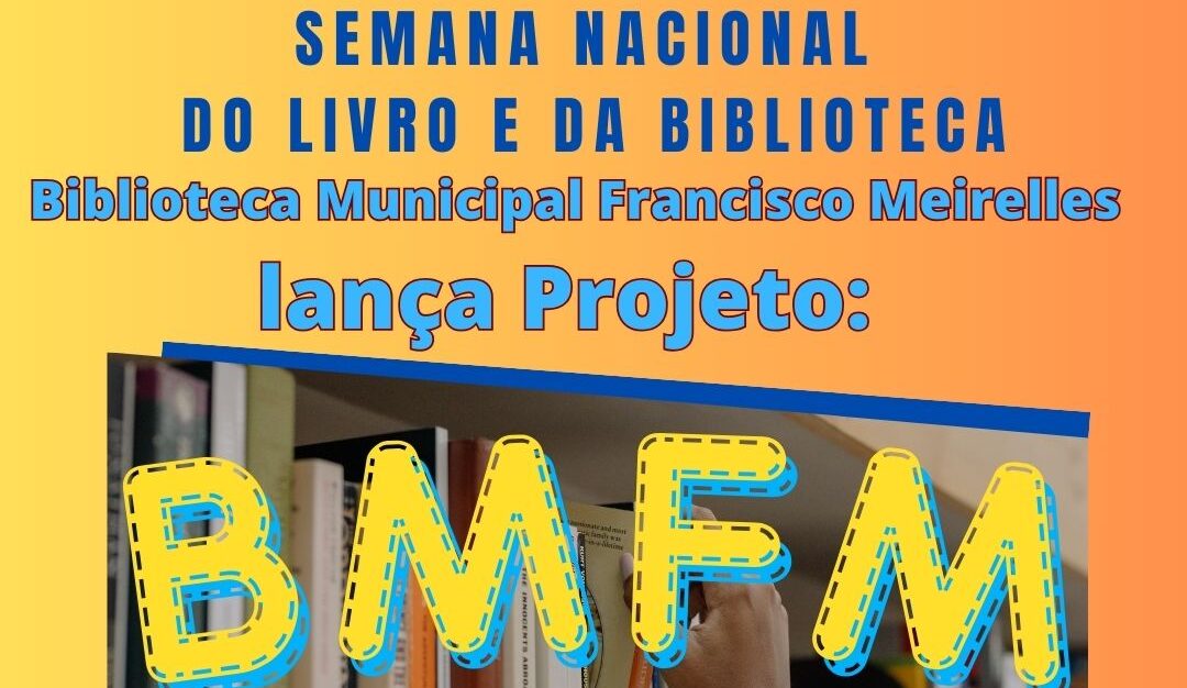Projeto Itinerante: Biblioteca Municipal lança projeto na Semana Nacional do Livro