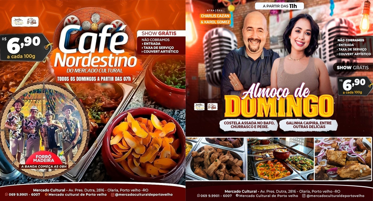 Dia do nordestino será comemorado neste domingo no Mercado Cultural