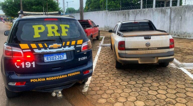 Em Ariquemes, PRF recupera veículo com registro de roubo/furto