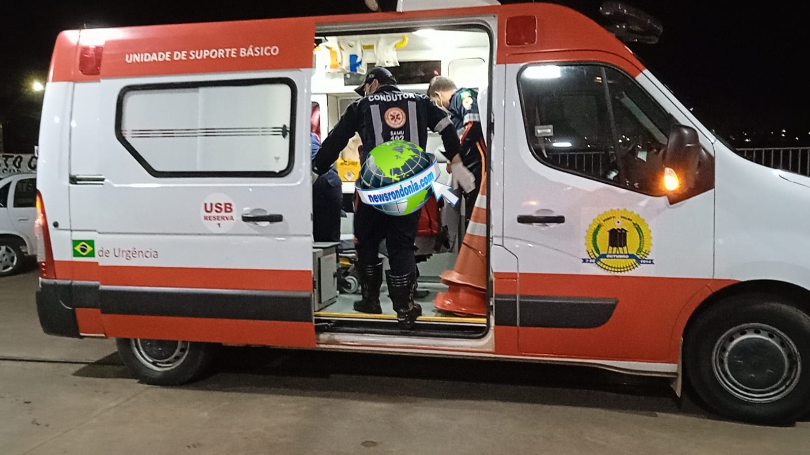 Mulher é atacada a facada por desconhecido durante bebedeira em conveniência na zona sul - News Rondônia