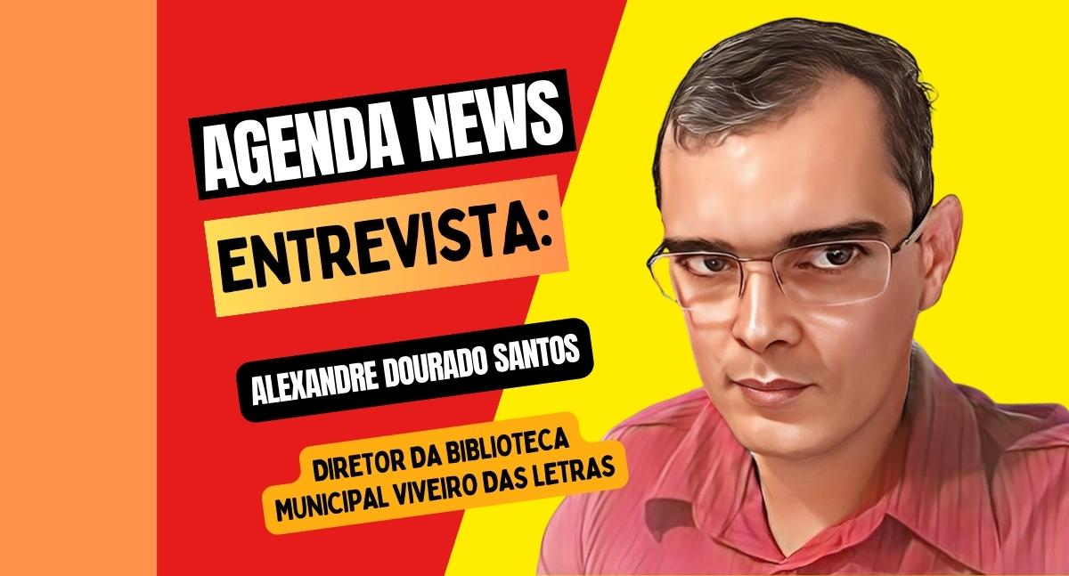 Programa Agenda News entrevista: Alexandre Dourado Santos - Biblioteca Municipal Viveiro das Letras - News Rondônia