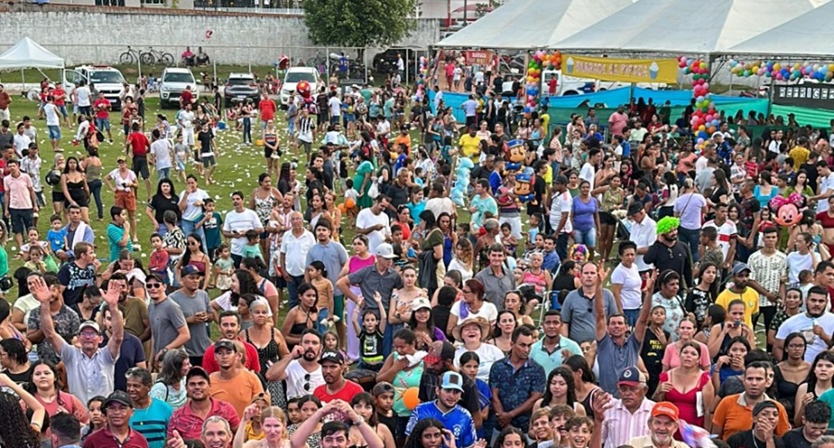 Deputado Cássio Gois e prefeito Adailton Fúria promovem evento marcante de Dia das Crianças em Cacoal
